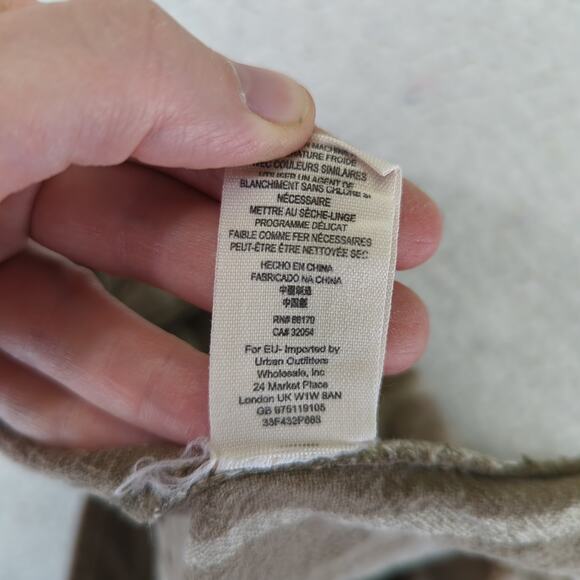 Free People Brown Linen Blend Shorts Women's Size‎ 4 975119105 - Picture 5 of 5